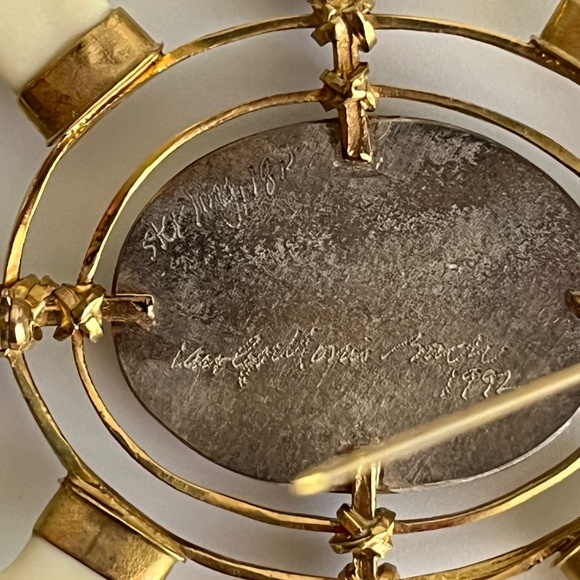 Carolyn Morris Bach Brooch Sterling Silver and 18K Gold - Picture 12 of 15